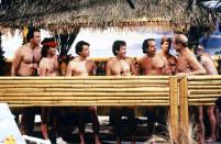 <p>In 1988's "Nude Beach" sketch, Matthew Broderick, Dana Carvey, Kevin Nealon, Dennis Miller, and Jon Lovitz endeavored to say "penis" as often as possible. In the end, the word was uttered over 40 times.</p>