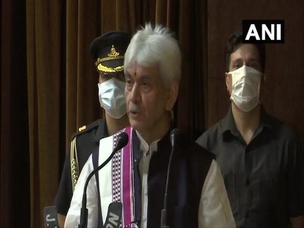 LG Manoj Sinha announced a relief package of Rs 1350 crore for the UT on Saturday. [Photo/ANI]