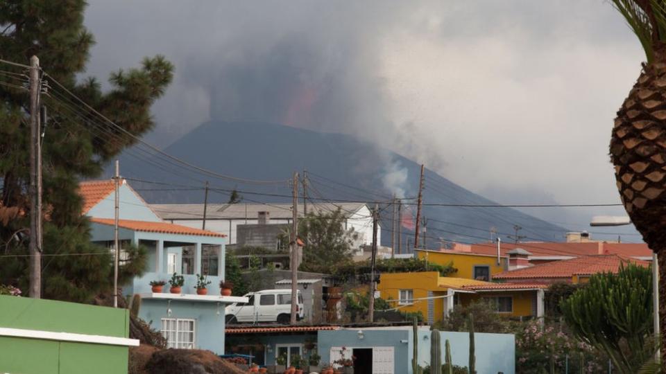 Volcán en La Palma