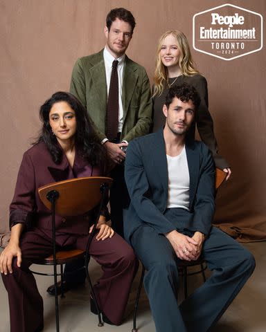 <p>Ben Trivett/Shutterstock</p> Golshifteh Farahani, Connor Swindells, Ellie Bamber and Jonah Hauer-King