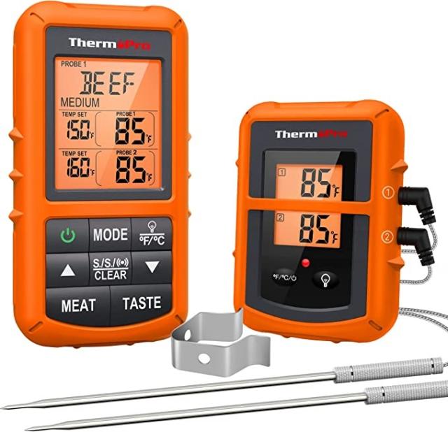 Lavatools PT12 Javelin Digital Instant Read Meat Thermometer (Orange)