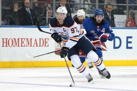 NHL: Edmonton Oilers at New York Rangers