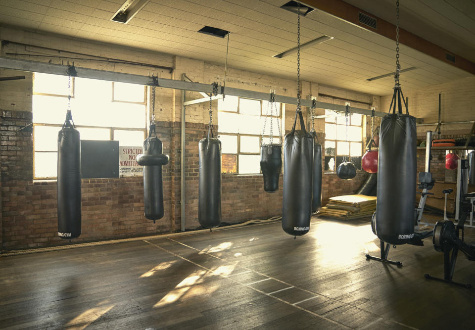 A boxing gym
