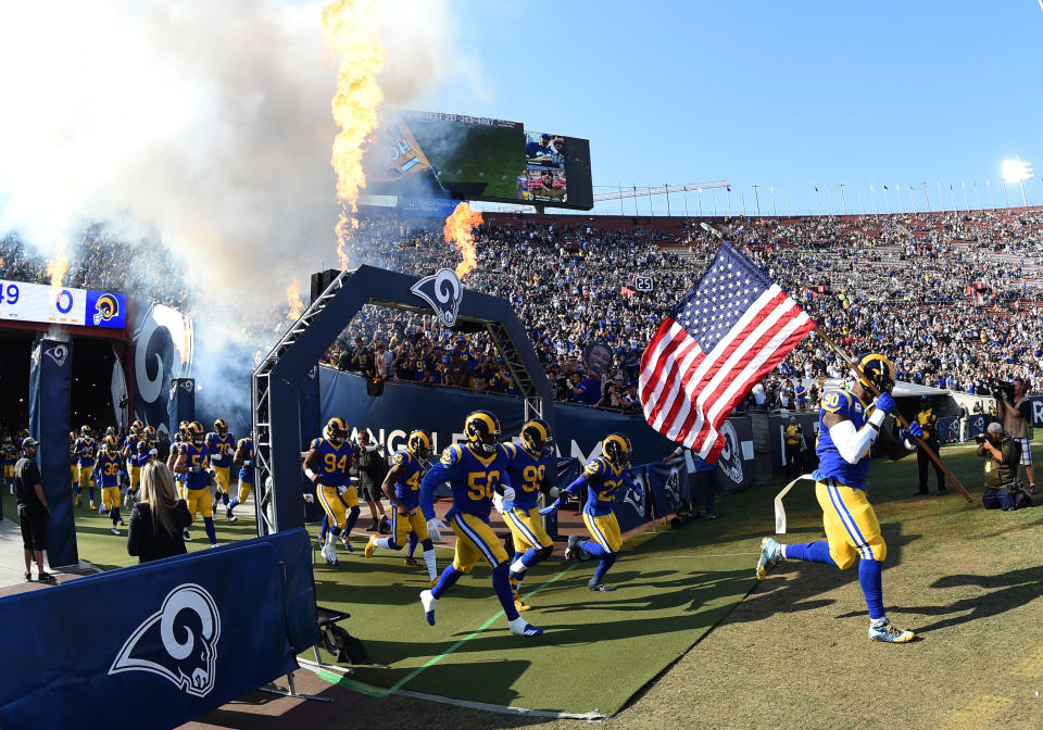 The Rams will host the biggest game of this regular season when the Chiefs visit on Monday night. (Getty Images)