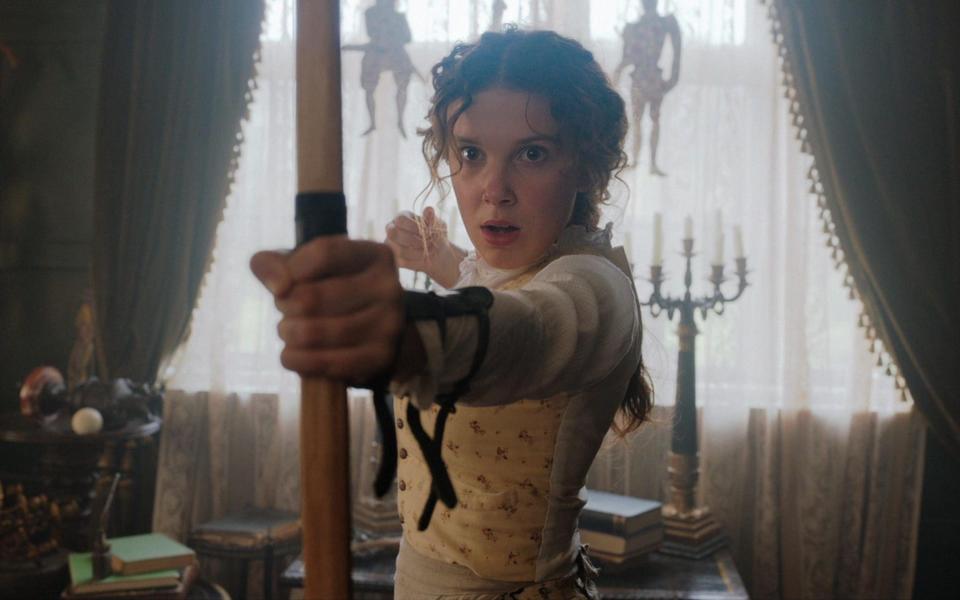 Millie Bobby Brown as Enola Holmes, released on Netflix on 23rd September