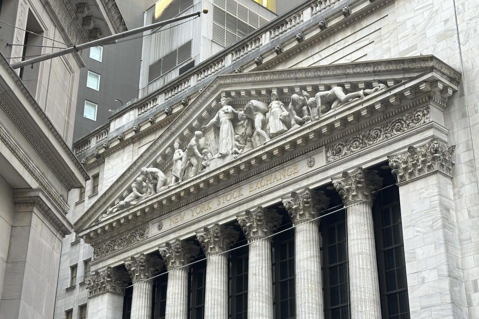 FILE - The New York Stock Exchange is shown on Aug. 27, 2024, in New York. (AP Photo/Peter Morgan, File)