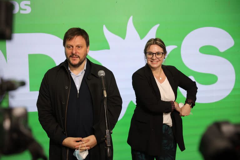 Leandro Santoro y Gisela Marziotta