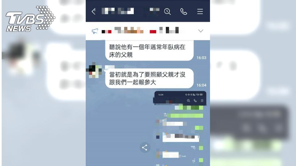 楊姓少校同袍獨家向《TVBS網路新聞中心》透露其為人。（圖／TVBS）