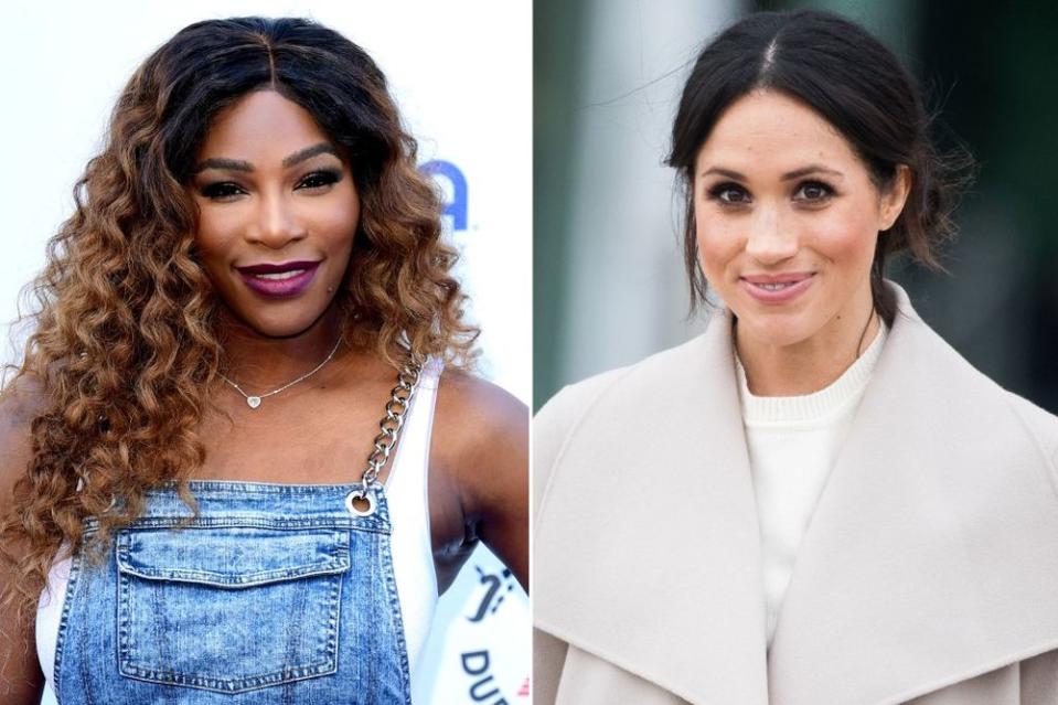 Serena Williams and Meghan Markle | Ian West/PA Images; Samir Hussein/WireImage