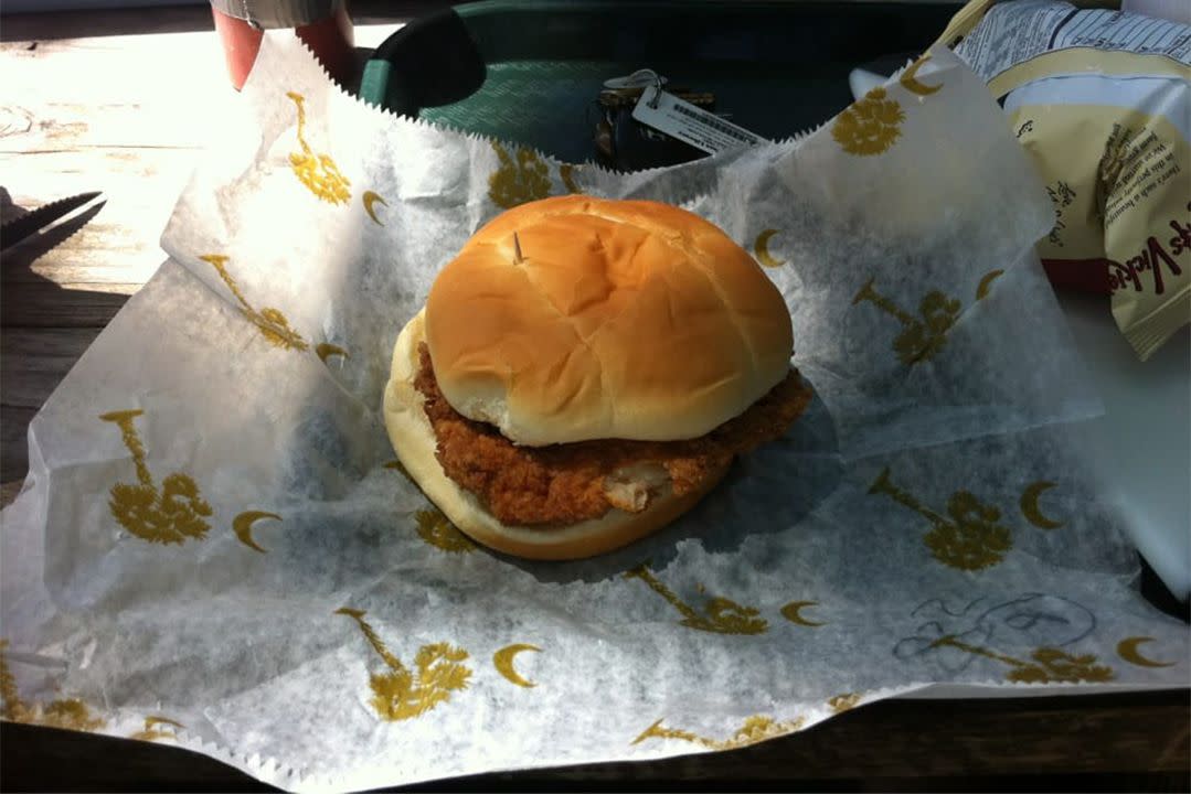 Shrimp Shack shrimp burger