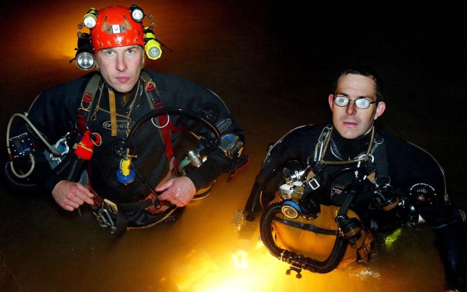 British divers Rick Stanton and John Volanthen have established a reputation as being among the greatest cave rescuers on the planet - SWNS - BRISTOL +44 (0)117 906655