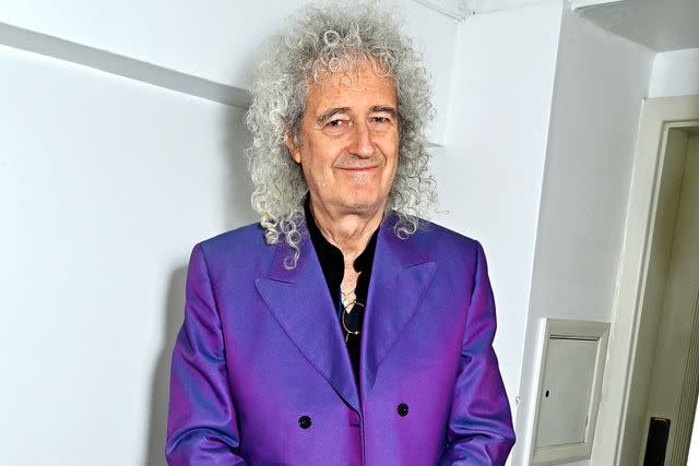 <p>Dave Benett/Getty Images</p> Brian May
