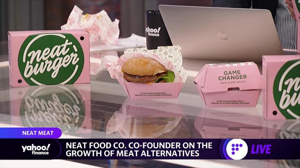 A sample of Neat Food Co.'s plant-based products. (Yahoo Finance Live)