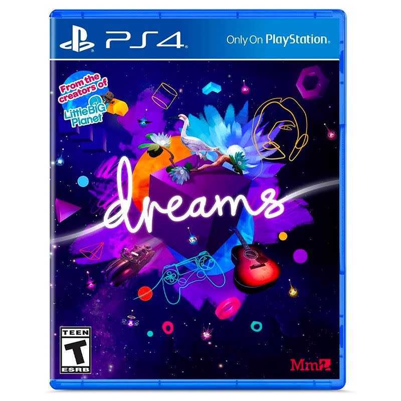 <p><strong>PlayStation</strong></p><p>amazon.com</p><p><strong>$17.94</strong></p><p>On the surface, <em>Dreams </em>for PS4, which lets players design their own video game sequences and share them with other players, hasn’t got a single thing to do with <em>Seinfeld</em>. But within <em>Dreams</em> is a player-created horror game called <a href="https://www.esquire.com/lifestyle/a32145874/dreams-ps4-sinfeld-chronicles-seinfeld-horror-game-interview/" rel="nofollow noopener" target="_blank" data-ylk="slk:"Sinfeld Chronicles";elm:context_link;itc:0;sec:content-canvas" class="link ">"Sinfeld Chronicles"</a> that creepily riffs on the show. It's a trip to explore—deeply bizarre and wholly original.</p>