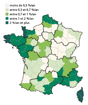 L'évolution des forêts en France. (Photo: IGN)