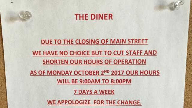 Balgonie restaurateur says road closure is killing his business