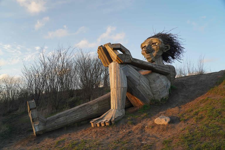 Trolls; bosques; dinamarca; Thomas Dambo ; mundo; esculturas