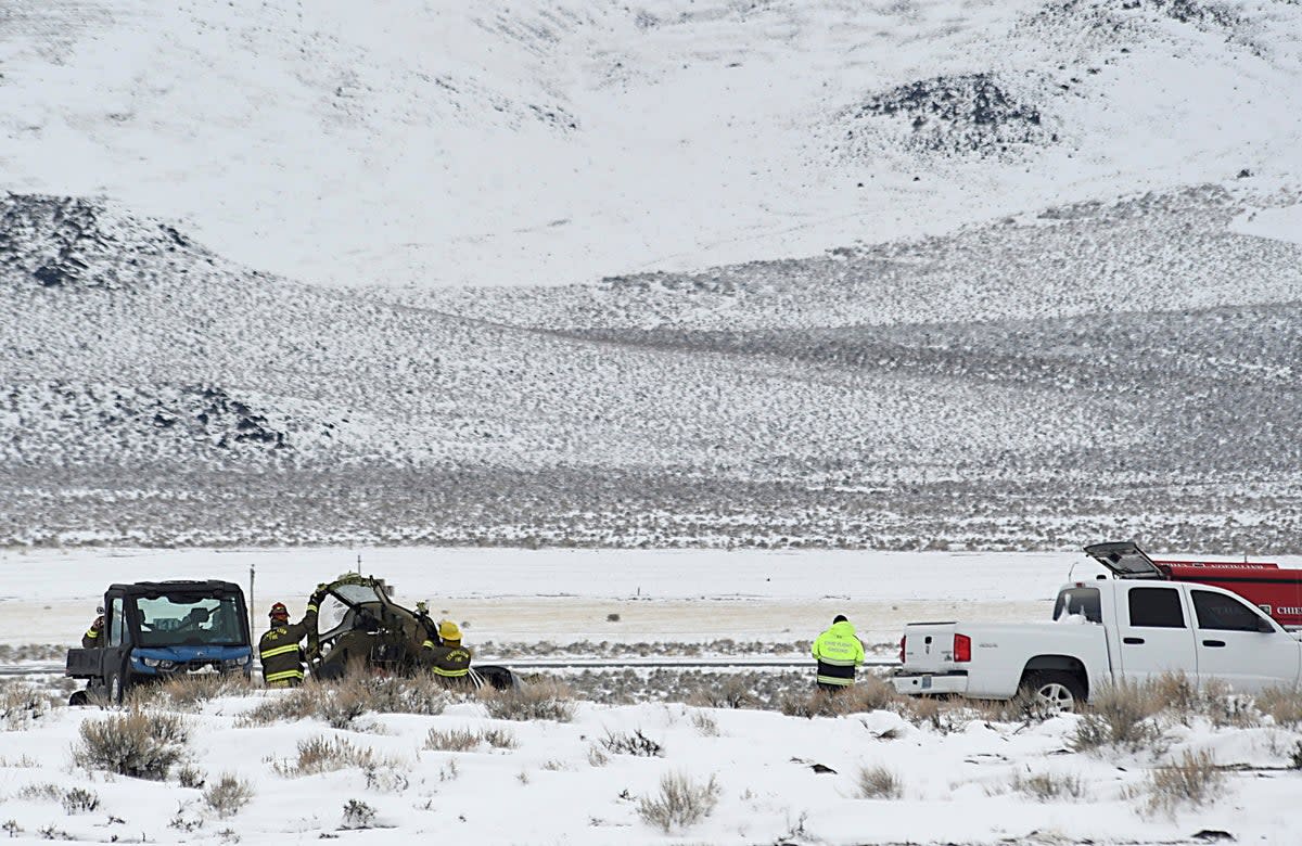 Medical Flight Crash (Associated Press)