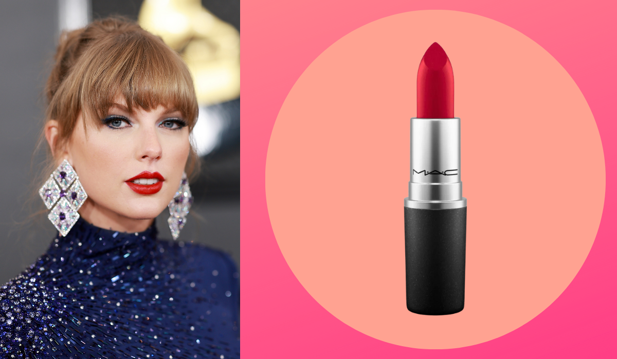 Taylor Swift and Mac lipstick