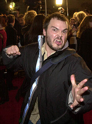 Jack Black at the Mann Village Theater premiere of Columbia's Saving Silverman