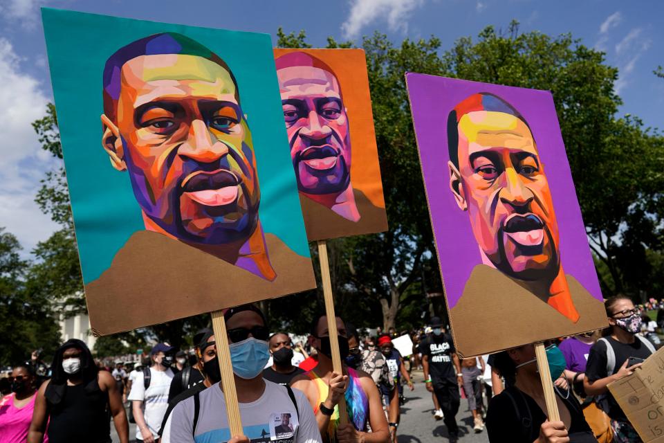 Protest on Aug. 28, 2020, in Washington, D.C.