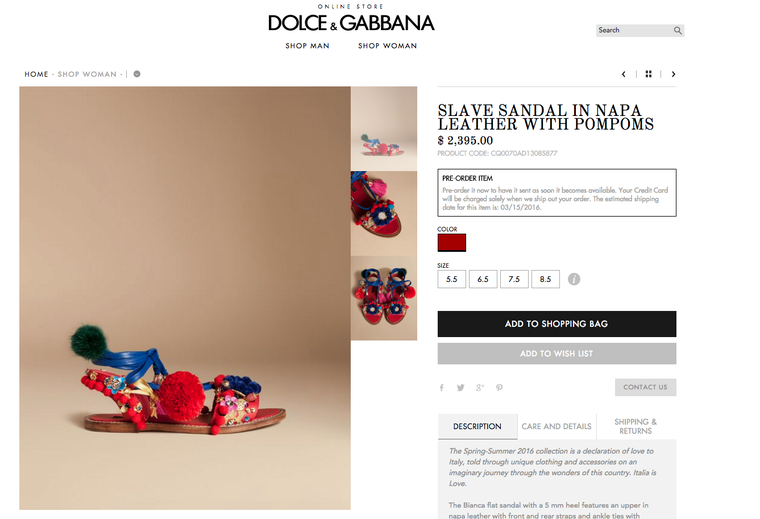 Dolce & Gabbana's New 