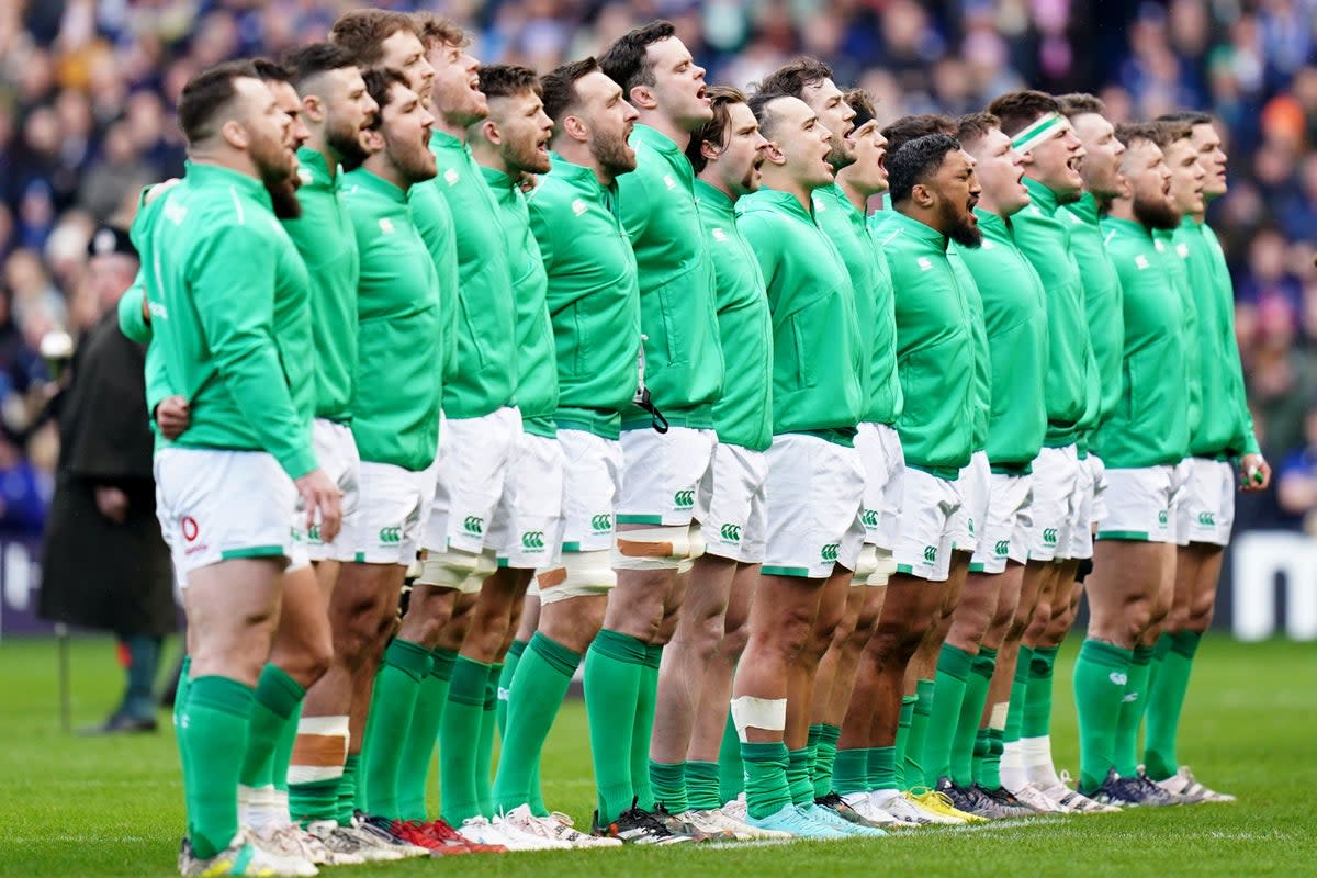 Ireland are on the brink of snatching France’s Six Nations crown (Jane Barlow/PA) (PA Wire)