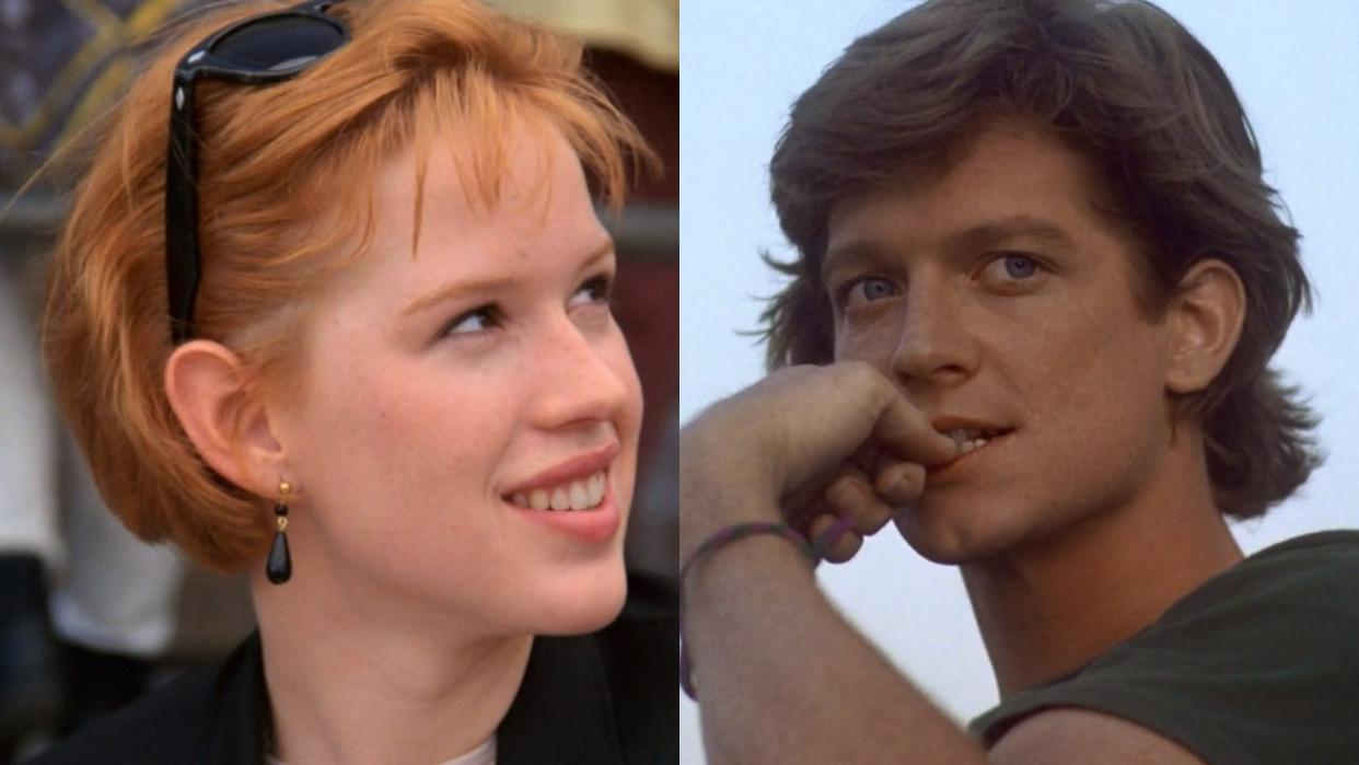  Molly Ringwald in Pretty in Pink, Eric Stolz in Some Kind of Wonderful 