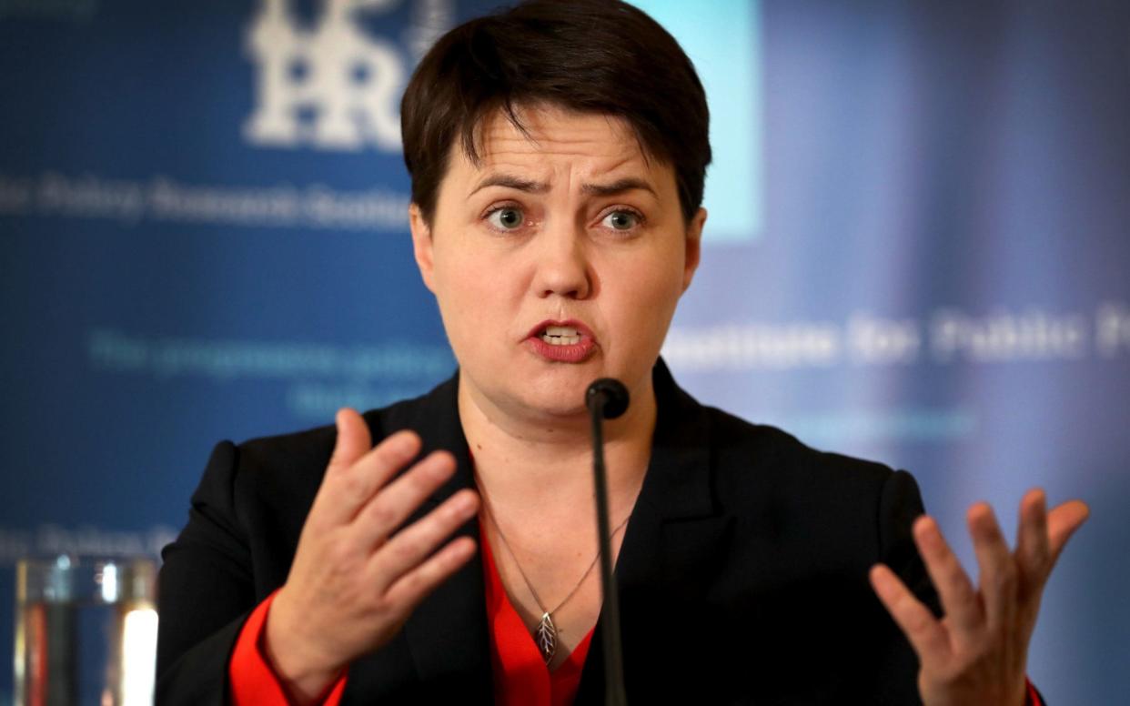 Ruth Davidson has said she is 'done' with social media - PA