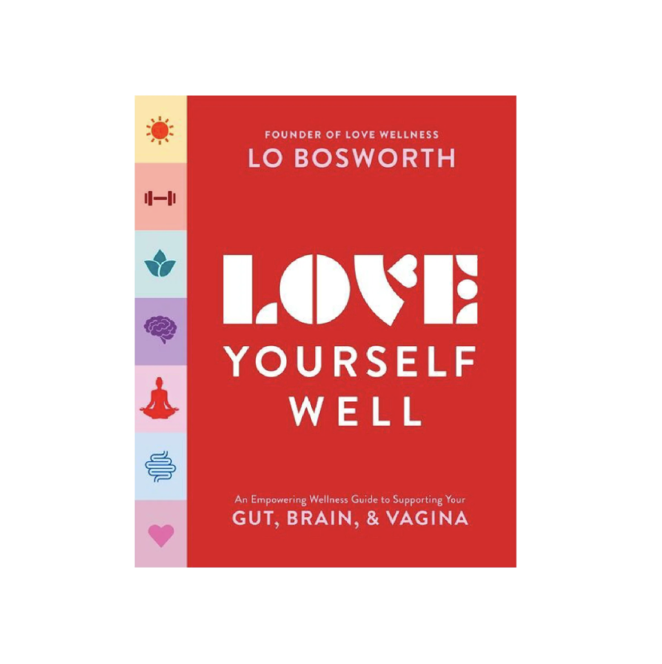 <p>Love Yourself Well: An Empowering Wellness Guide to Supporting Your Gut, Brain, and Vagina</p><p>amazon.com</p><p>$22.49</p><p><a href="https://www.amazon.com/dp/0063217899?tag=syn-yahoo-20&ascsubtag=%5Bartid%7C10056.a.42354588%5Bsrc%7Cyahoo-us" rel="nofollow noopener" target="_blank" data-ylk="slk:Shop Now;elm:context_link;itc:0;sec:content-canvas" class="link ">Shop Now</a></p><span class="copyright">Amazon</span>