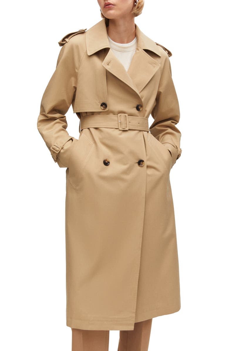 Belted Water Repellent Trench Coat