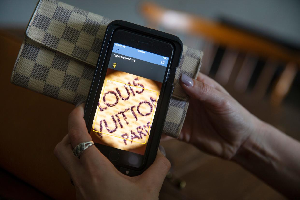 The Luxury Outlet is a Jackson-based provider of rare and beloved authentic designer fashion and accessories. Owner Marina Lukianov uses a device to check for proof of authenticity.  
Jackson, NJ
Thursday, March 15, 2024