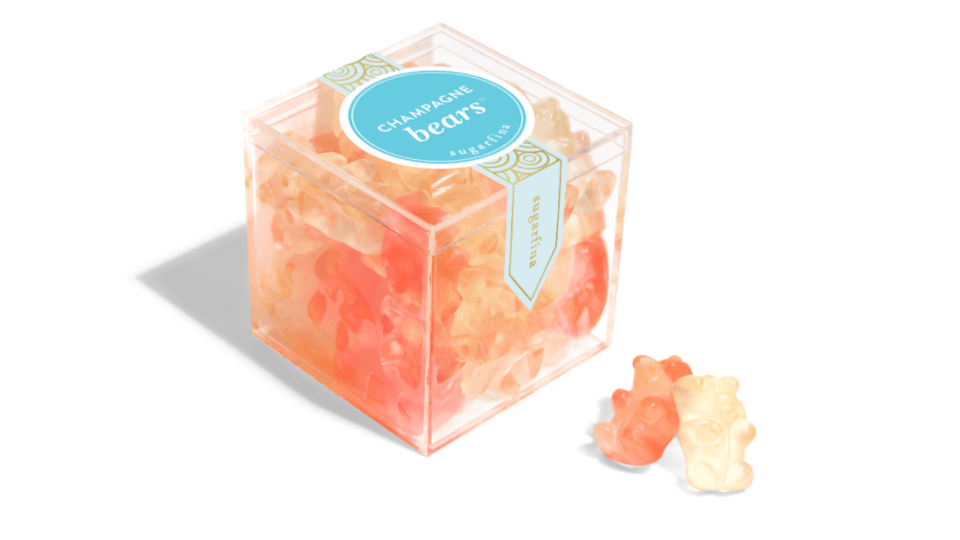 Champagne gummy bears