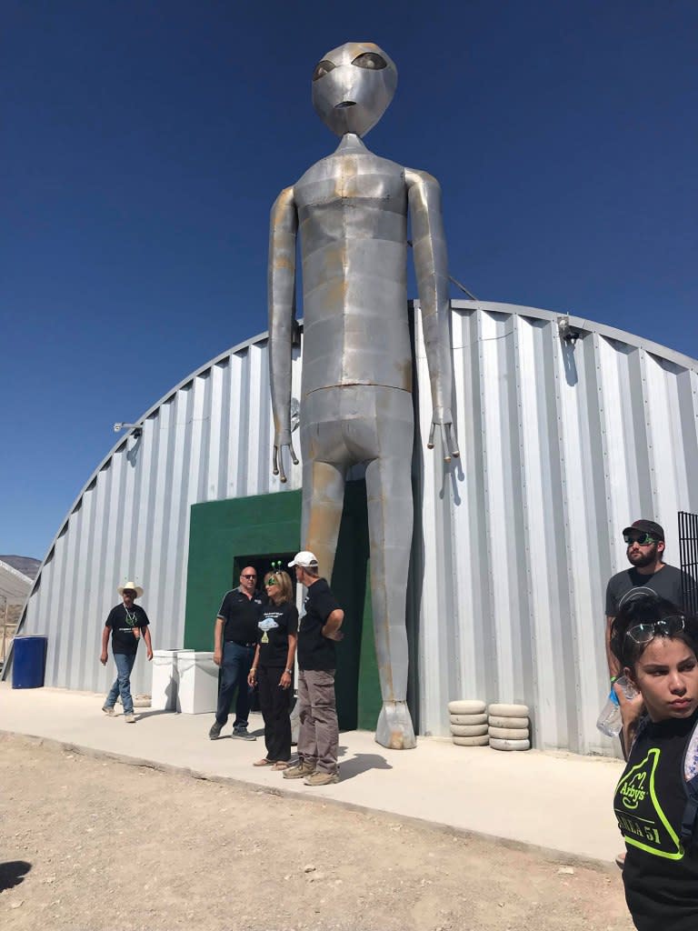 Storm Area 51 Basecamp at the Alien Research Center in Hiko, Nevada. | Jordan Runtagh
