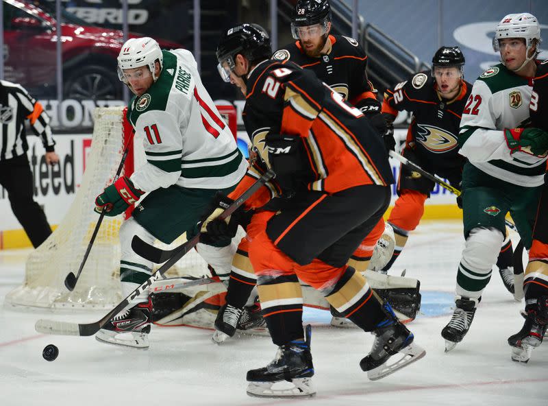 NHL: Minnesota Wild at Anaheim Ducks