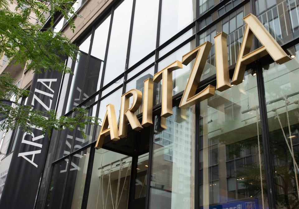 An Aritzia store is seen Tuesday, July 13, 2021  in Montreal.