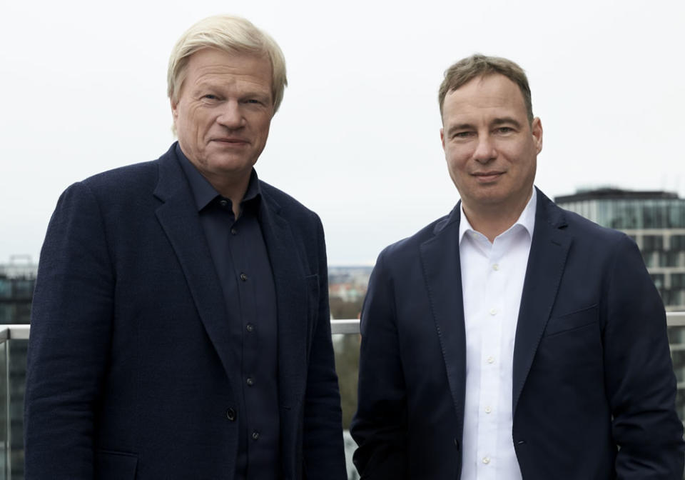 Welttorhüter, Nationalspieler und Ex-Vorstandsvorsitzender des FC Bayerns Oliver Kahn und Dr. Conrad Dreier, Notar und Gründer von Skynopoly.  - Copyright: Skynopoly