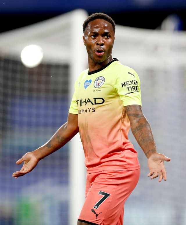 Manchester City footballer Raheem Sterling