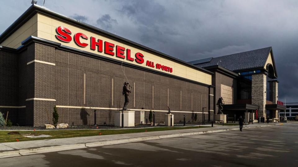 Scheels is a sporting goods chain well known throughout the Midwest.