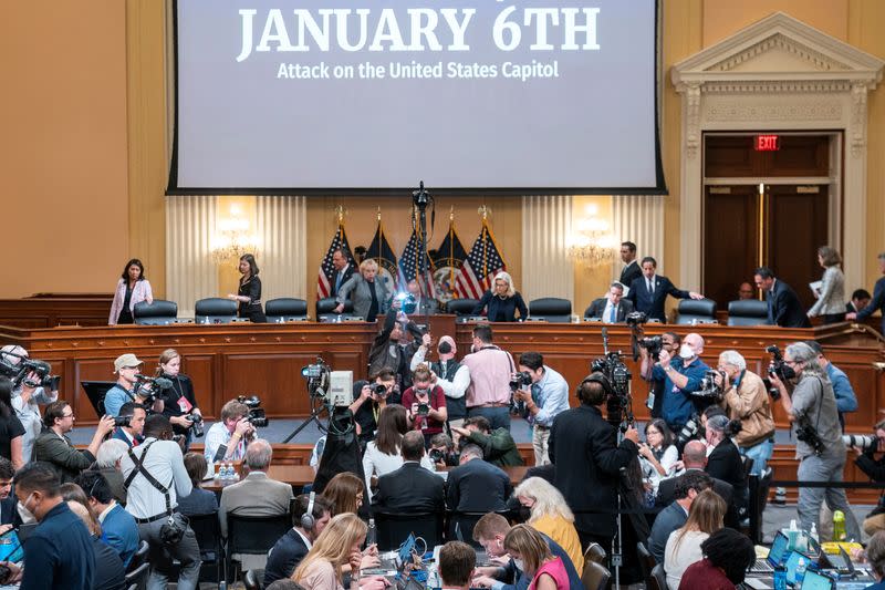 FILE PHOTO: U.S. House holds public hearings on Jan. 6, 2021 assault on Capitol