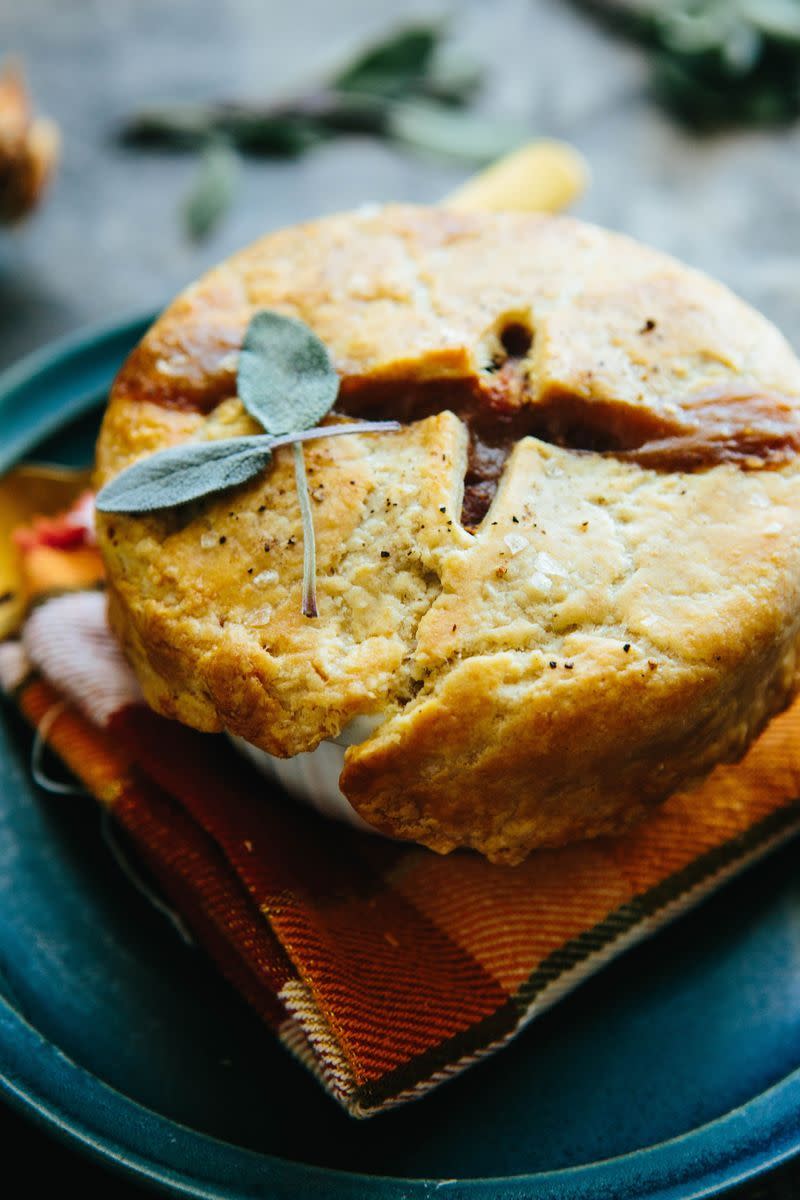 Leftover Turkey Pot Pies