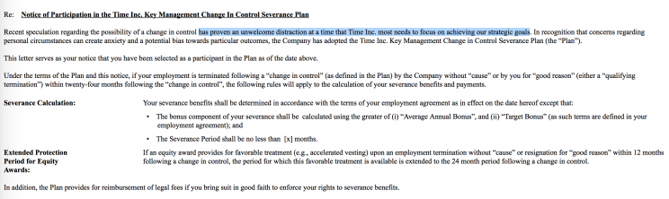 From Time Inc’s Feb. 1, 2017 filing with the SEC