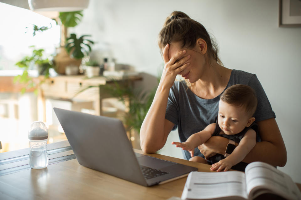 Mums have seen the coronavirus pandemic negatively impact their mental health. (Getty Images)