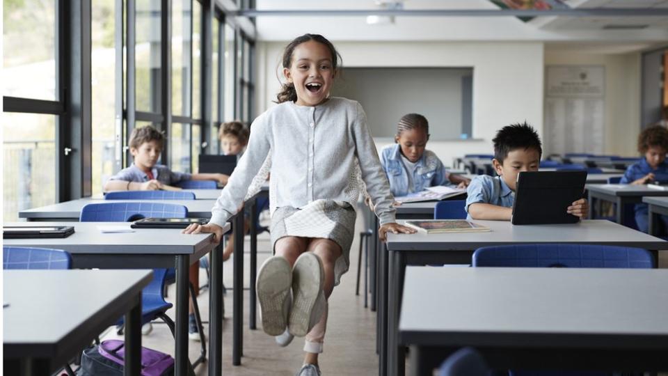 Niños en clase