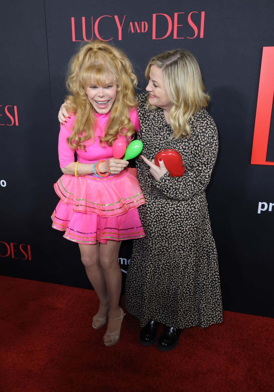 amy is hugging charo