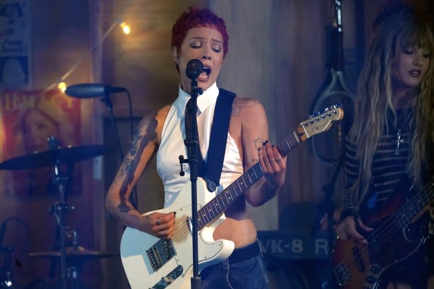 Halsey performs at 2024 VMAs - Credit: Manny Carabel/Getty Images