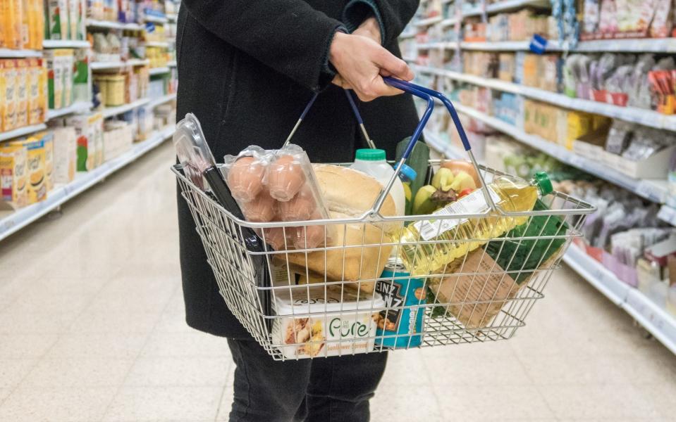 Slower inflation and stronger pay rises could soon mean the monthly pay cheque goes further in the shops - Getty Images Europe