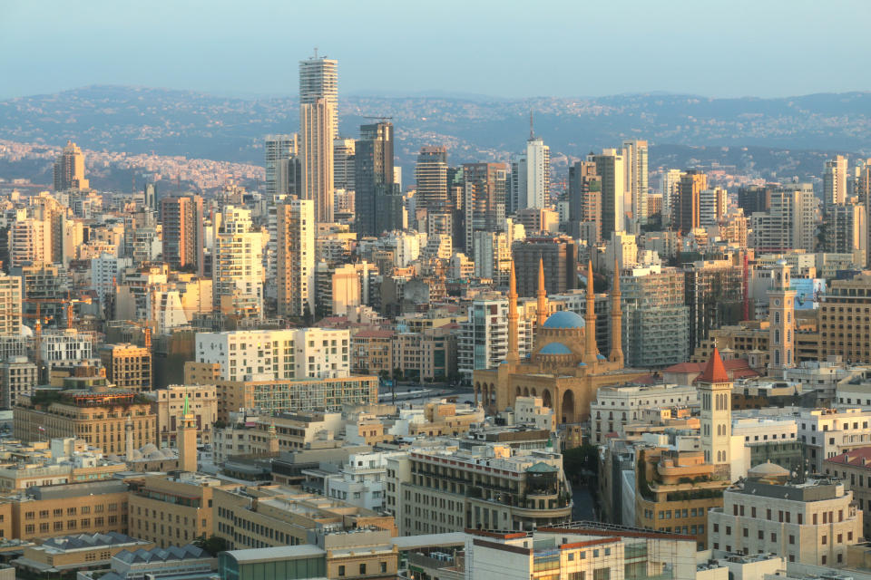 Beirut's skyline. 