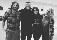 <p>Además, las chicas posaron juntos a sus parejas, Mauro Icardi y Jakob von Plessen, quienes también fueron de la partida. <em>– Foto: <a rel="nofollow noopener" href="https://twitter.com/zairana" target="_blank" data-ylk="slk:Twitter/zairana;elm:context_link;itc:0;sec:content-canvas" class="link ">Twitter/zairana</a> </em> </p>