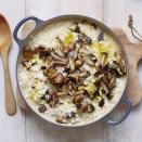 <p>Leave out the courgettes and use frozen mushrooms to create this mouthwatering recipe.</p><p><a class="link " href="https://www.redonline.co.uk/food/recipes/a500463/gordon-ramsay-s-baked-courgette-wild-mushroom-risotto/" rel="nofollow noopener" target="_blank" data-ylk="slk:SEE FULL RECIPE HERE;elm:context_link;itc:0;sec:content-canvas">SEE FULL RECIPE HERE</a></p>